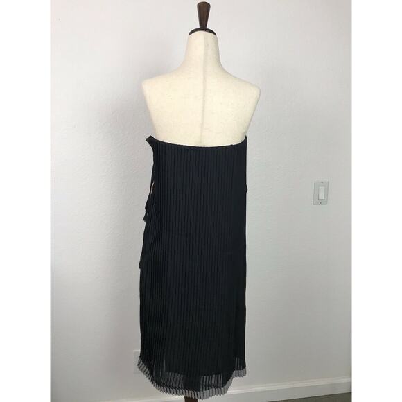 Max Azria Pleated Ruffled Strapless Dress - Picture 7 of 10